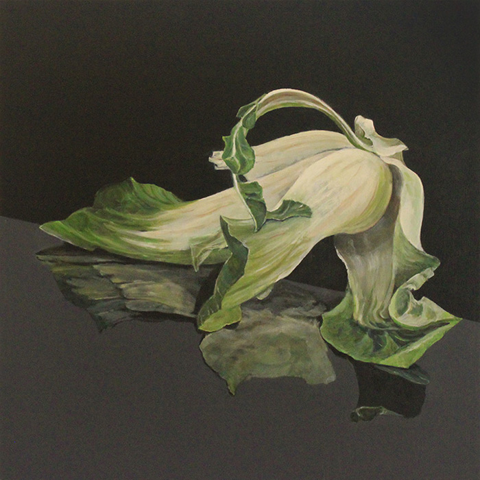 Sally Pettus painting, Bok Choy